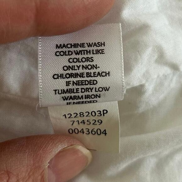 💗Sold💗not for sale💗J.Jill Women Linen Sleeveless Mini Dress Preppy Resort Minima - Picture 6 of 8